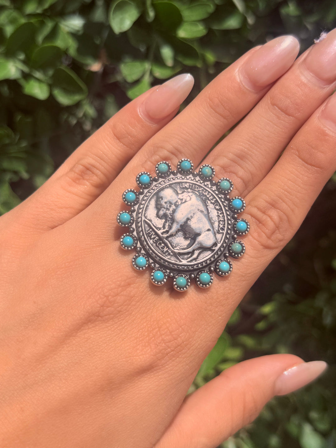 Buffalo Coin Ring