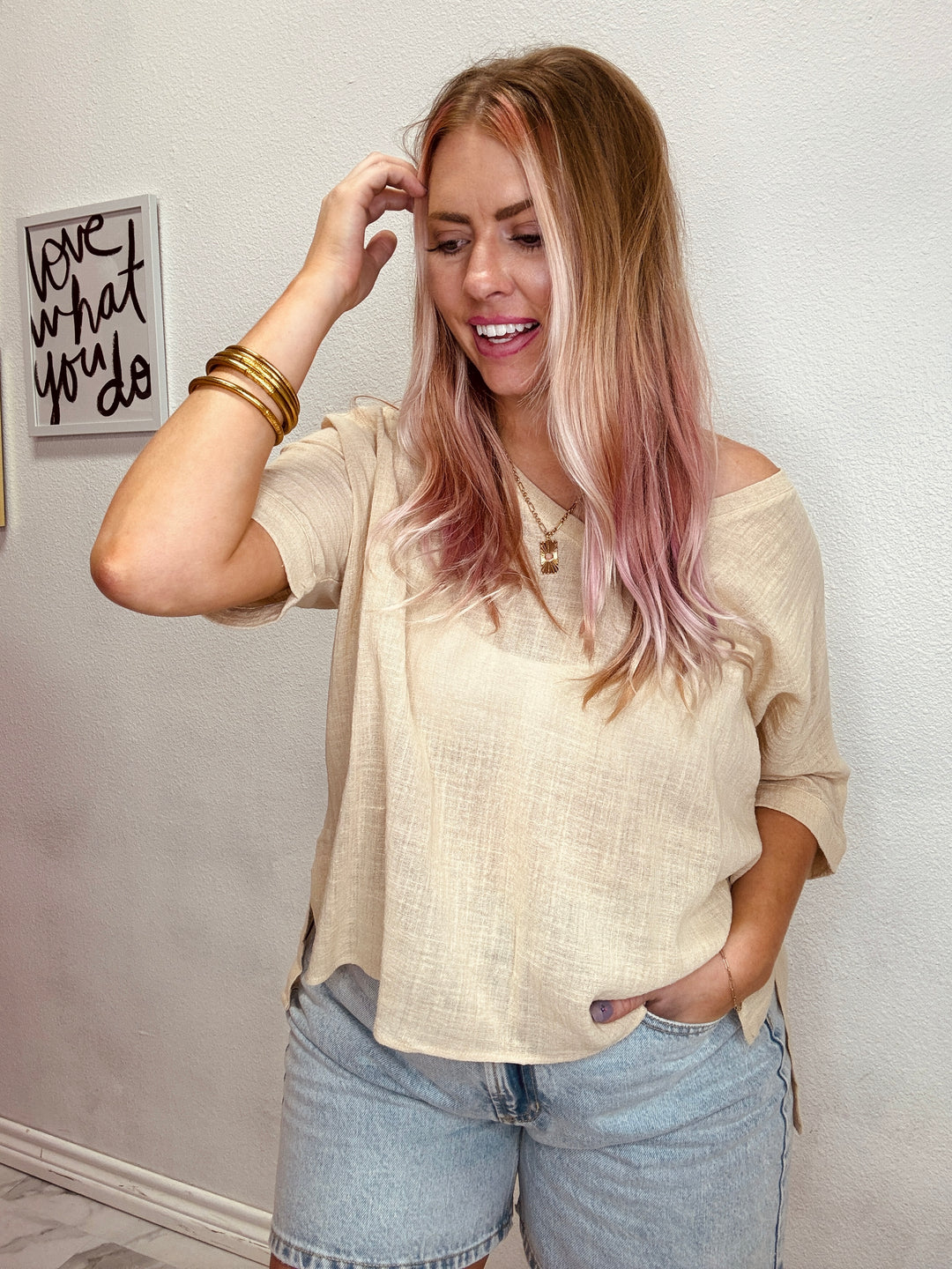 The Brianna Oversized Dolman Top