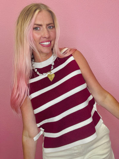 The Tie Stripe Vest