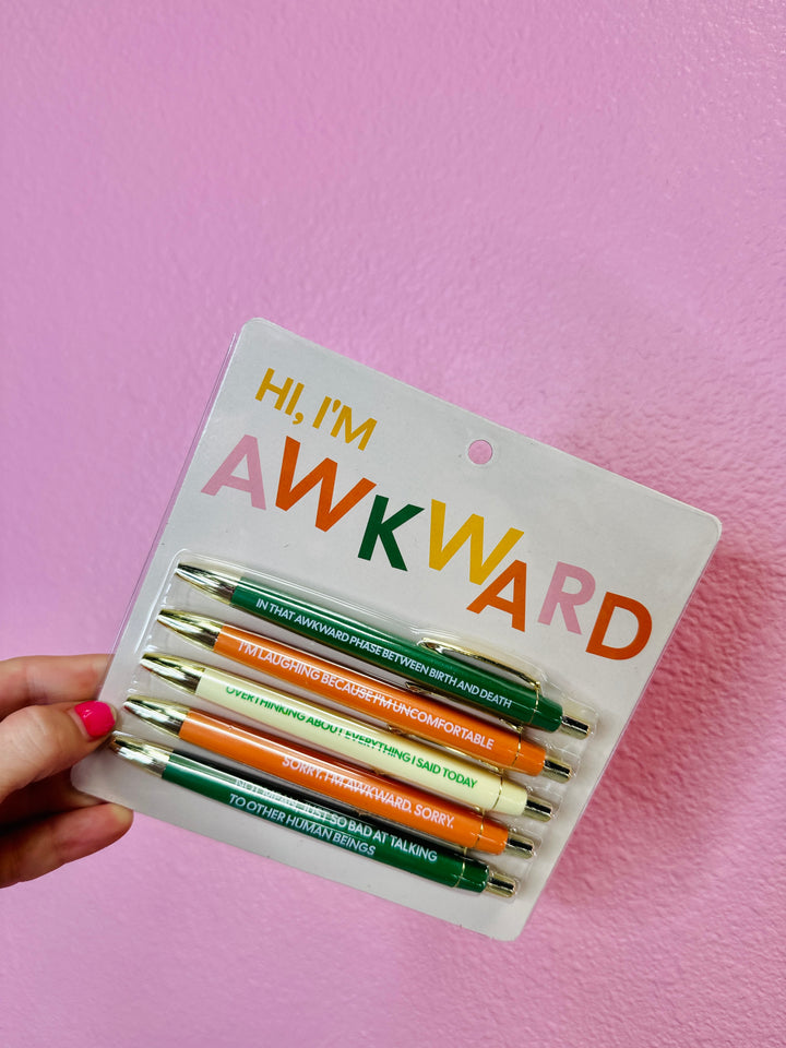 Awkward Pen Set
