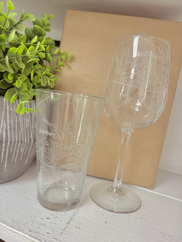 Granbury Pint Glass