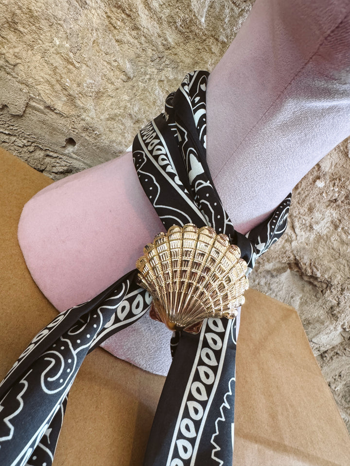 The Golden Tide Shell Brooch