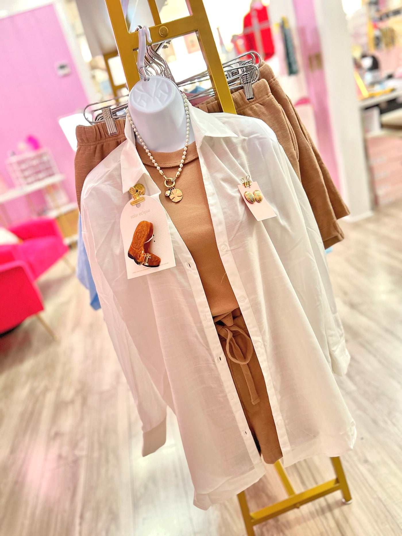 Dream On Button Up Top