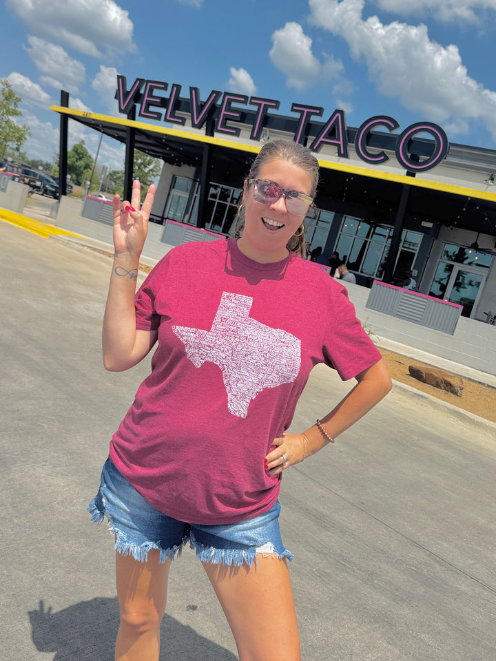 Texas Towns Graphic Tee