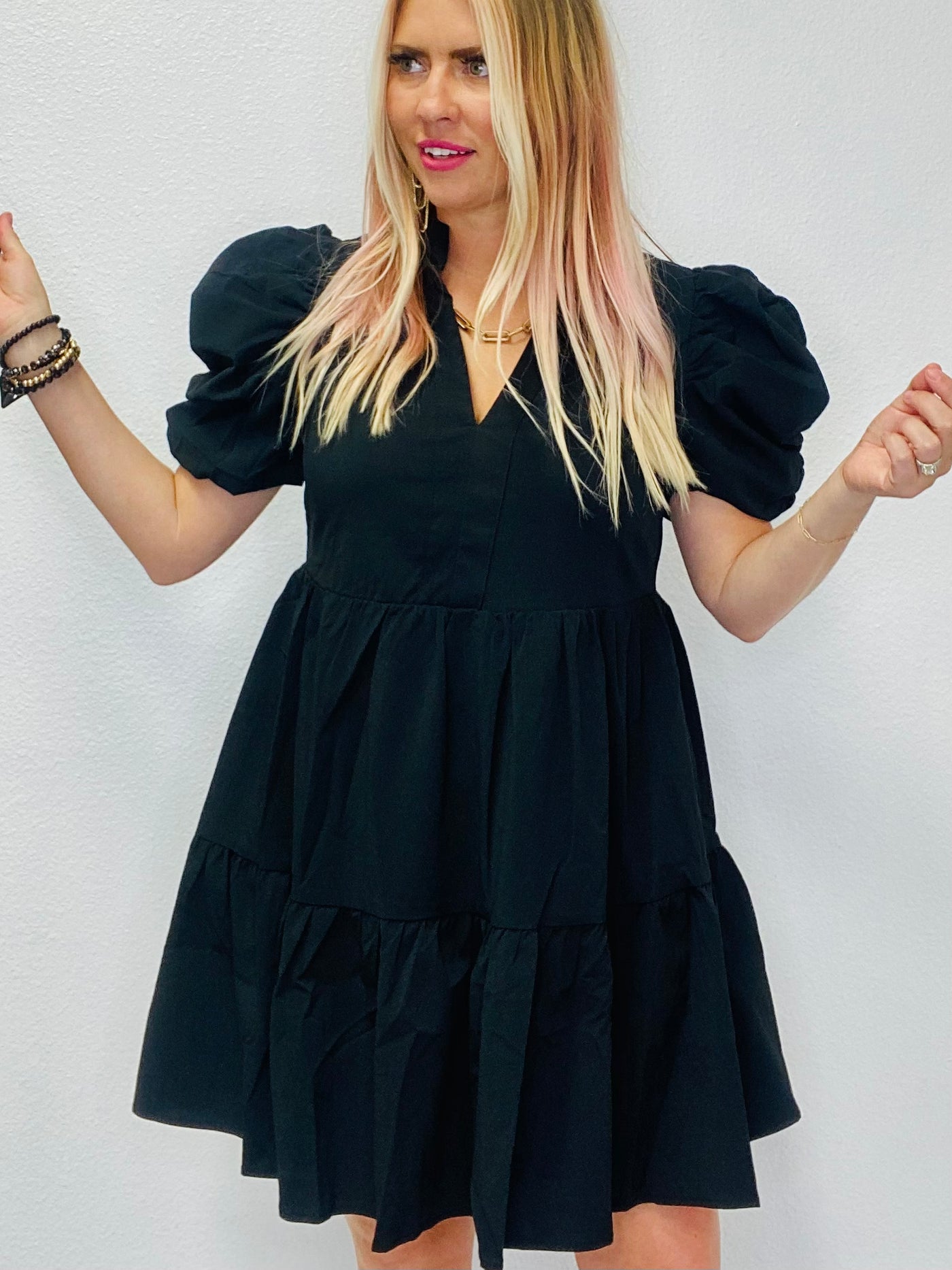 The Ella Puff Sleeve Dress