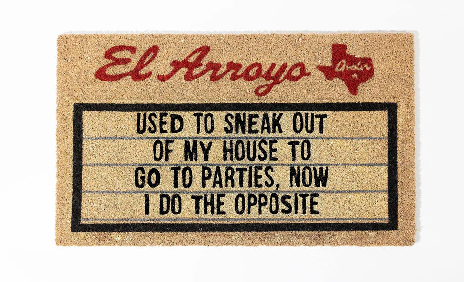 Sneak Out Doormat