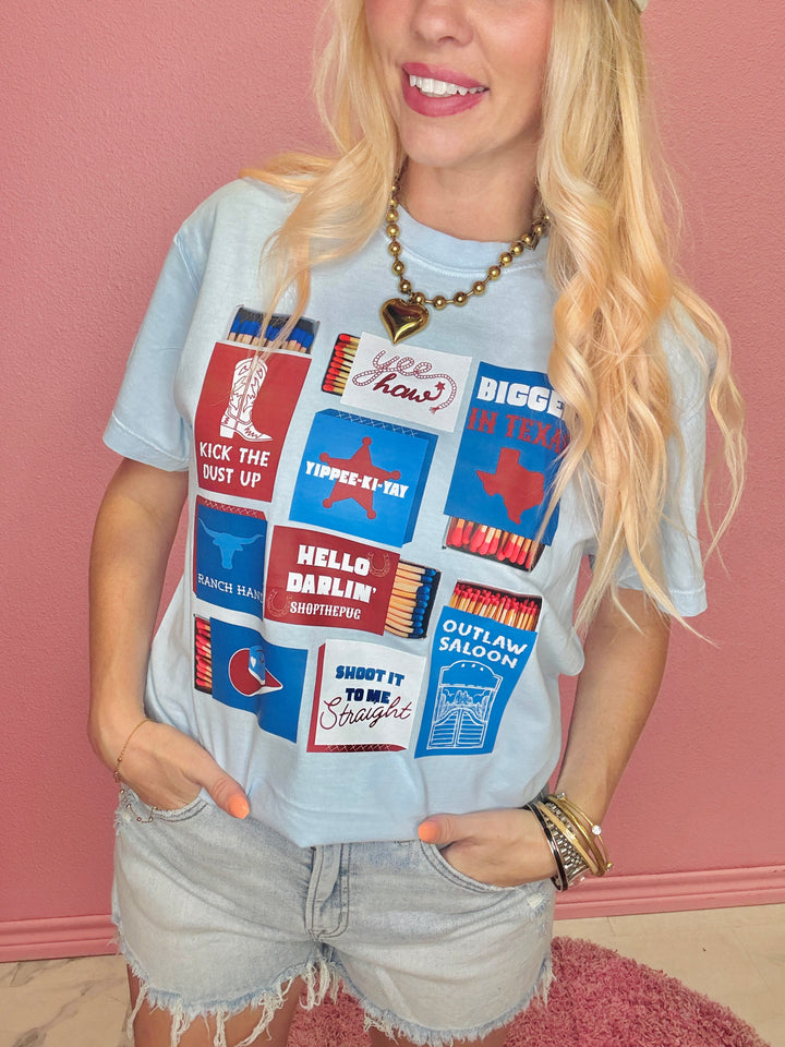 Kick The Dust Up Match Box Tee