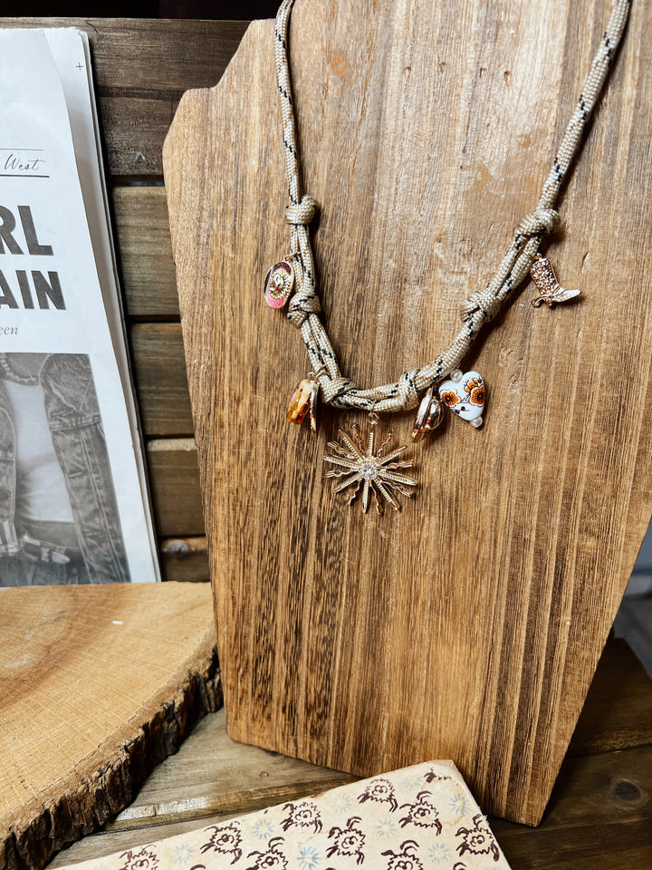 Wild West Paracord Charm Necklace