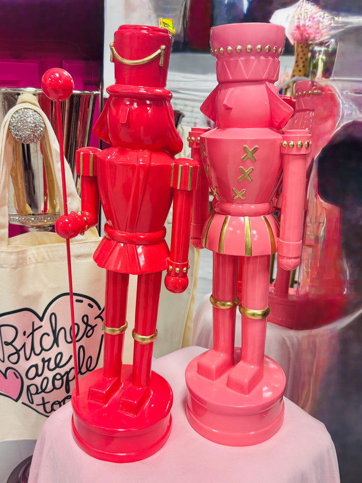 Resin Gold Accent Nutcracker