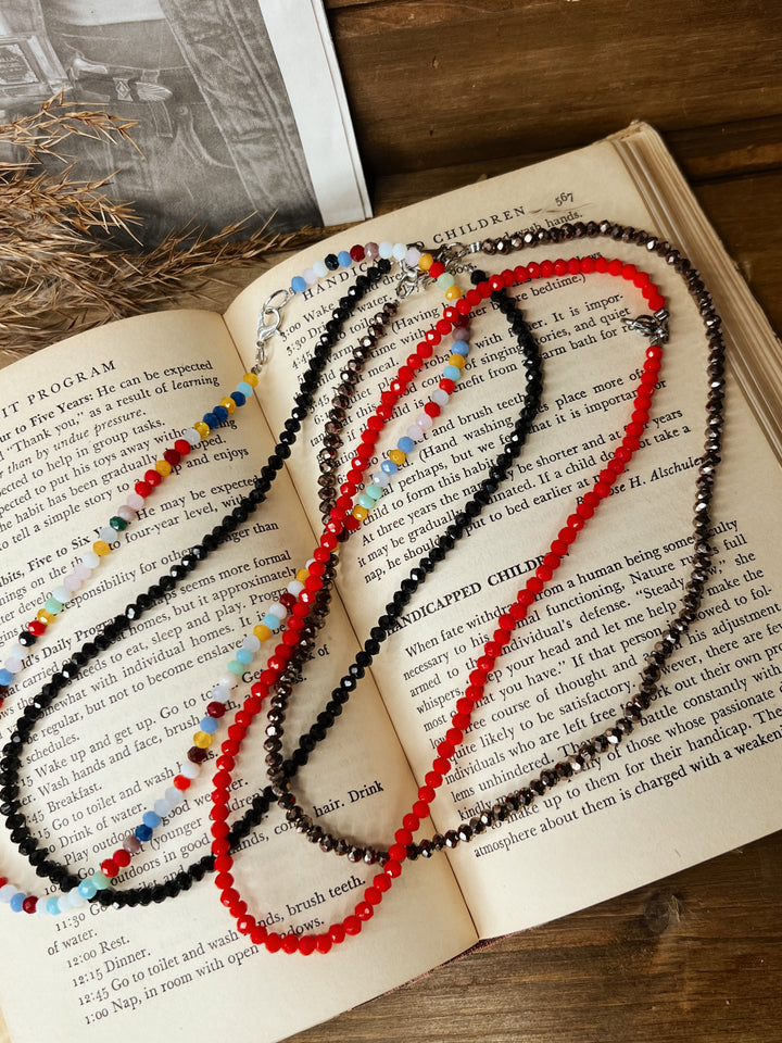 Dolly Shine Beaded Choker