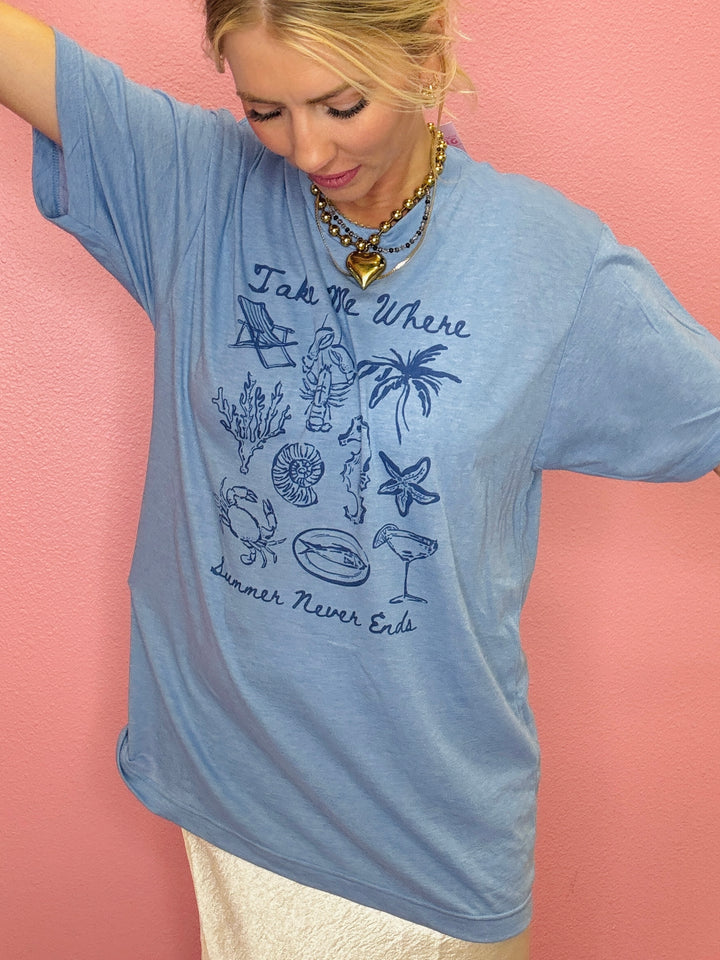 Summer Never Ends Graphic Tee