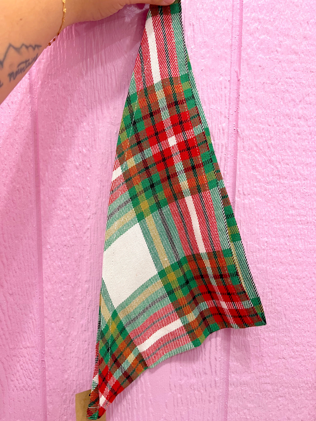 Plaid Pawfect Flannel Dog Scarf