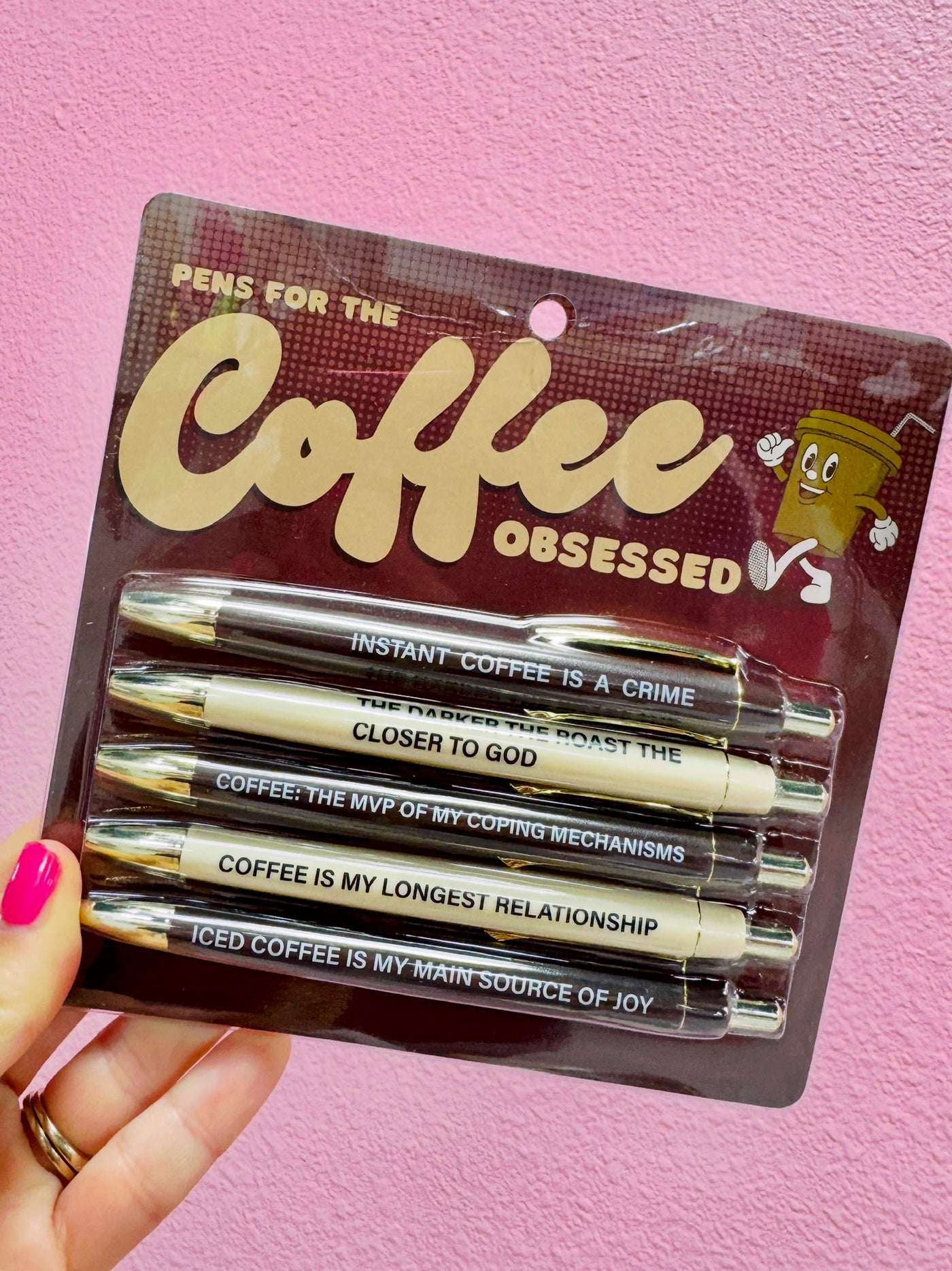 Coffee Obsessed Pen Set