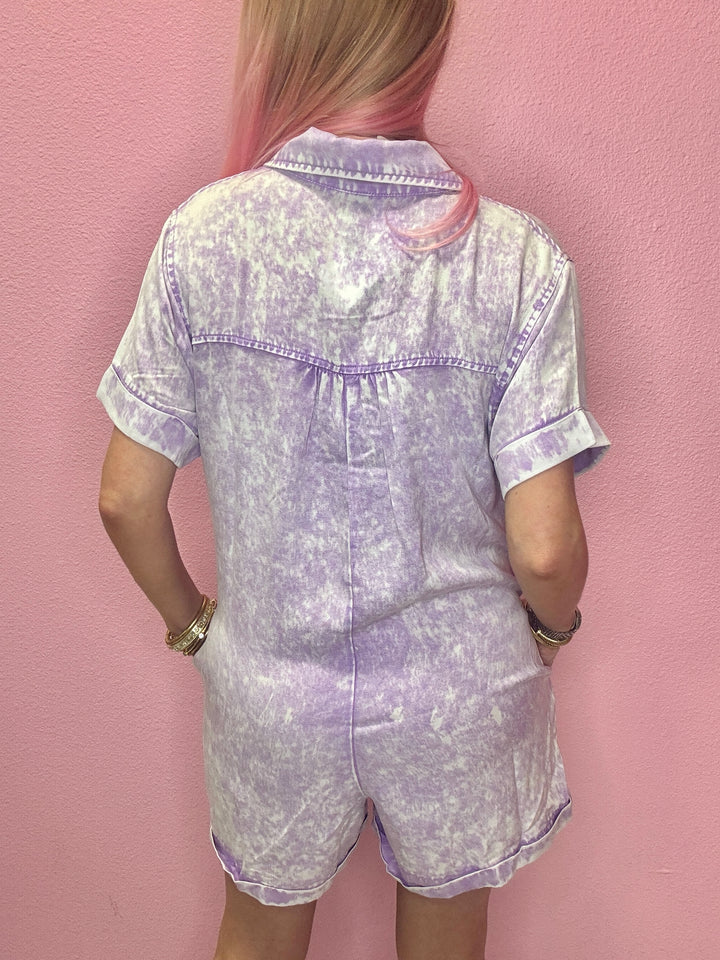 The Sophie Lilac Romper