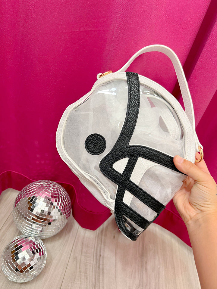 Clear Football Helmet Crossbody Bag