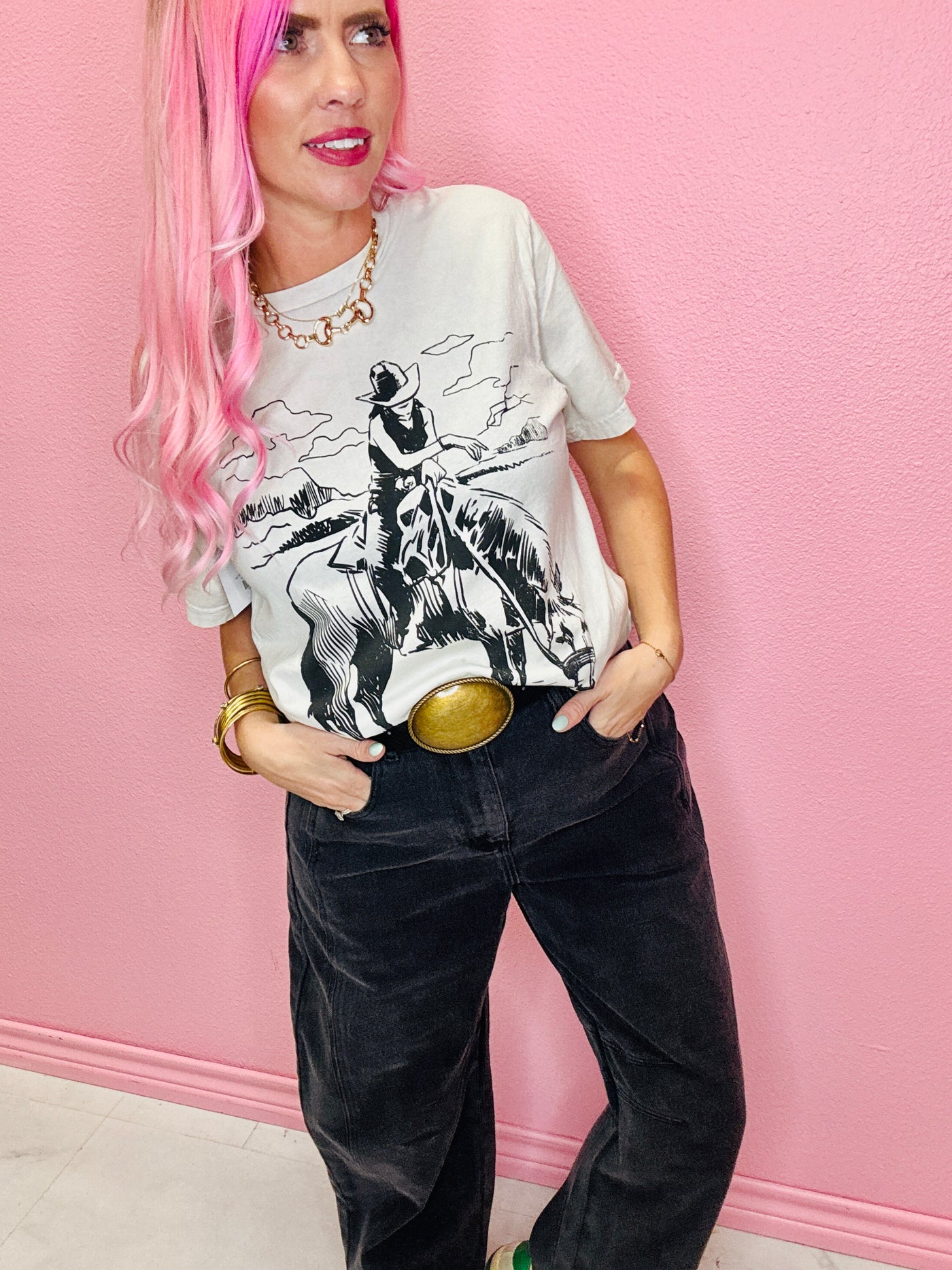 Wild West Cowgirl Graphic Tee