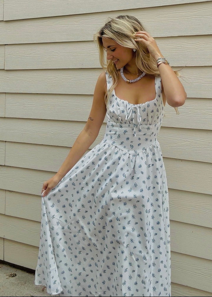 Forget Me Not Floral Dress