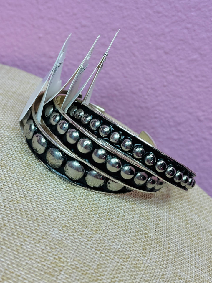 Western Bubble Cuff Bracelet