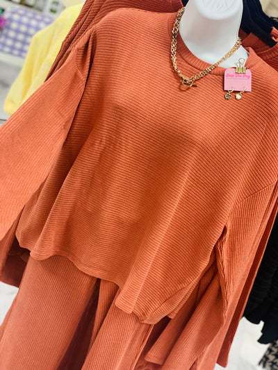 New Beginnings Ribbed Longsleeve