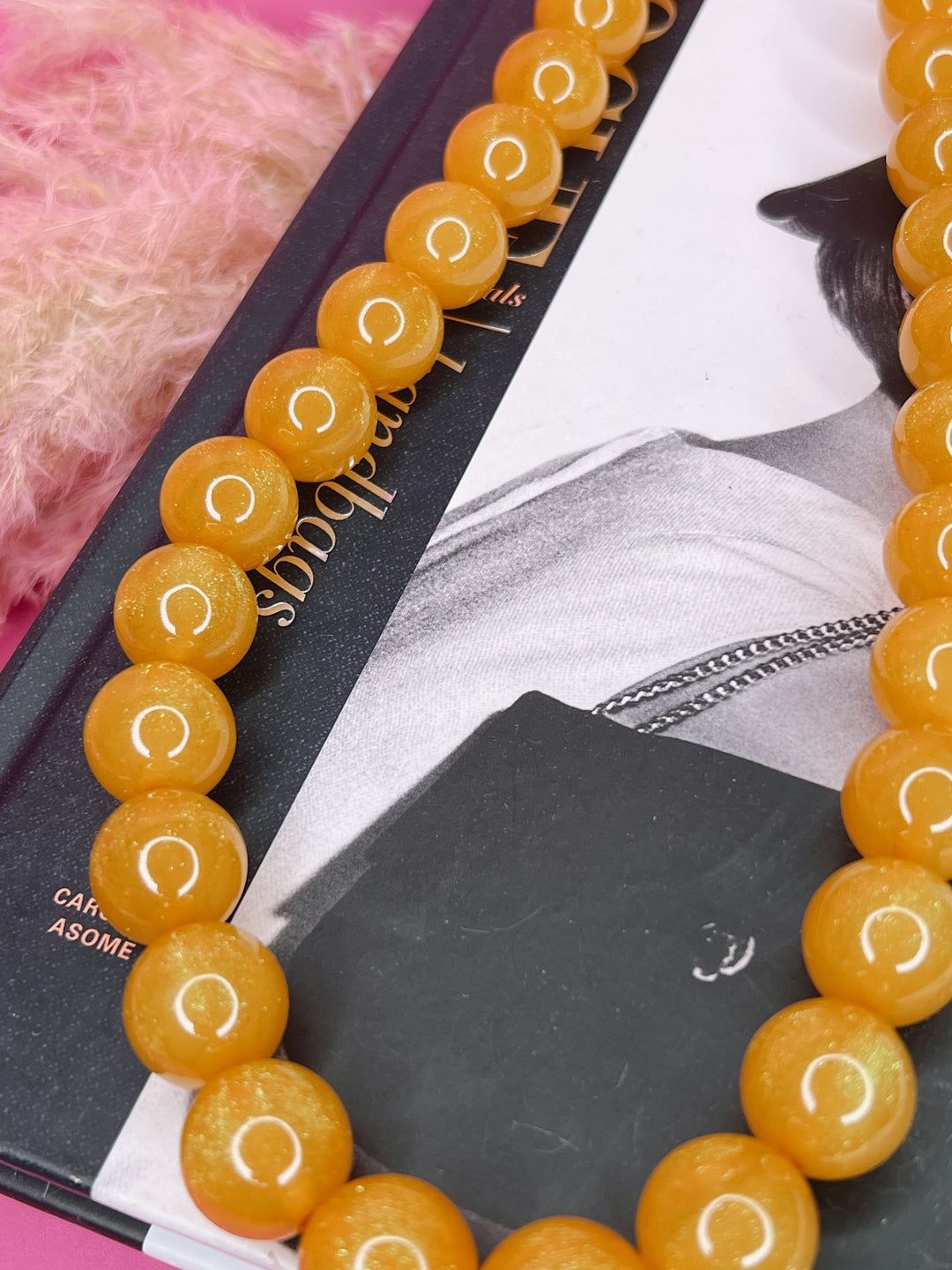 You're So Golden Beaded Necklace