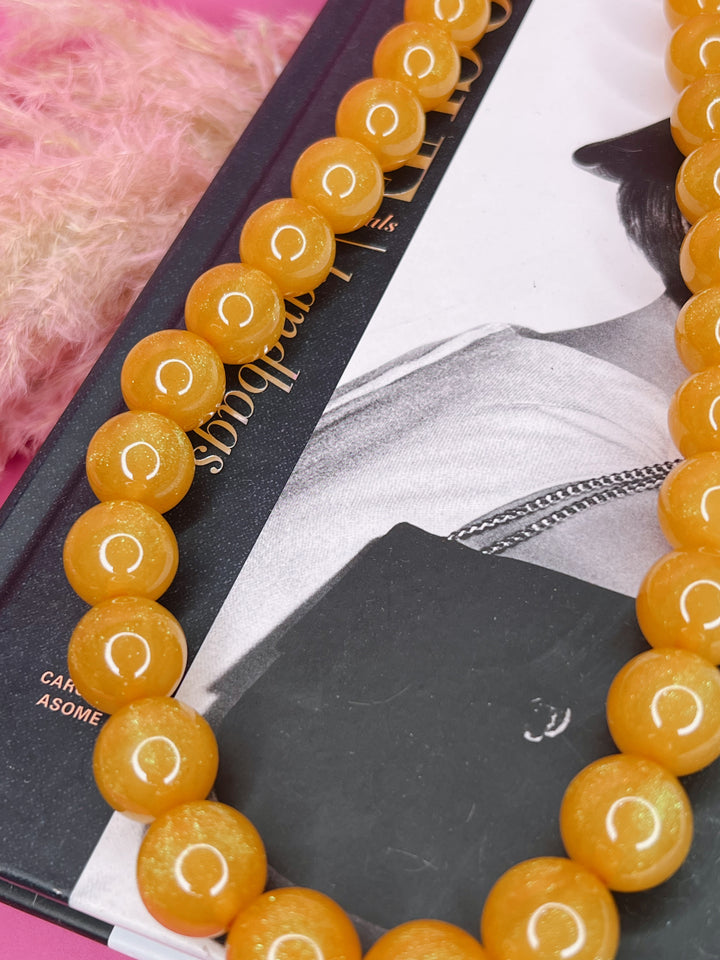 You're So Golden Beaded Necklace