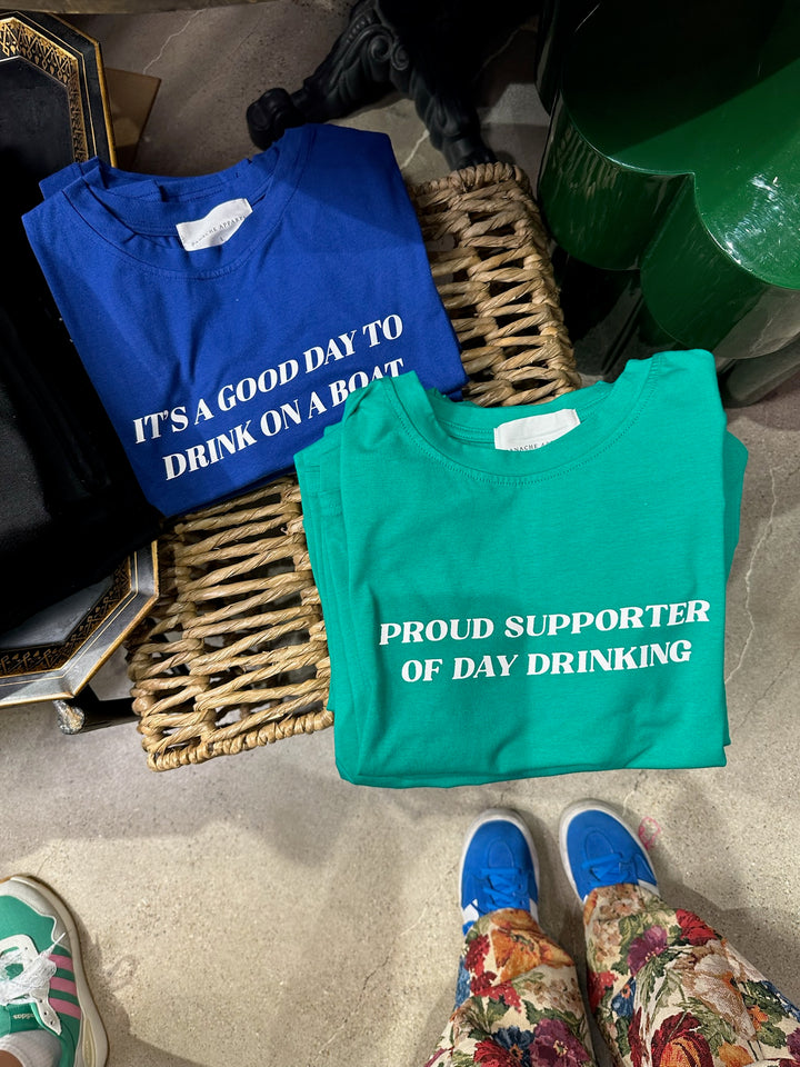 Drink On A Boat Baby Tee