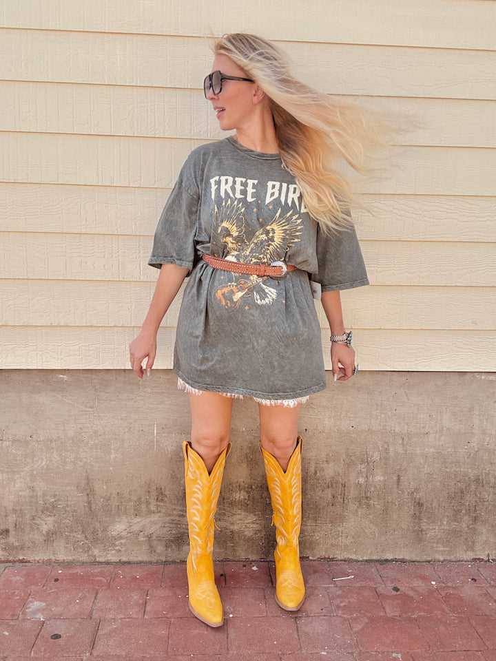 Free Bird Rock & Roll Graphic Tee