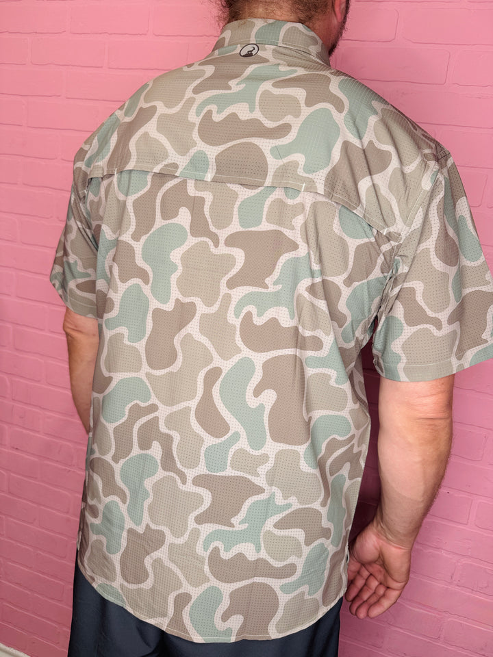 The Cole Camo Button Up