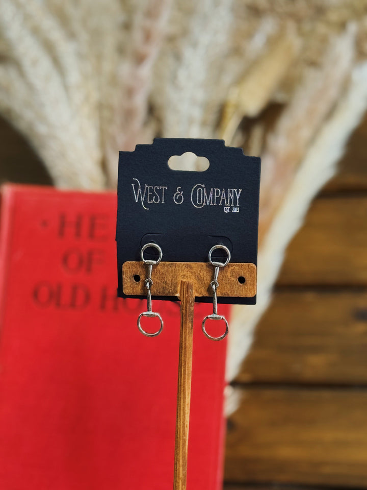 Dainty Horsebit Earrings