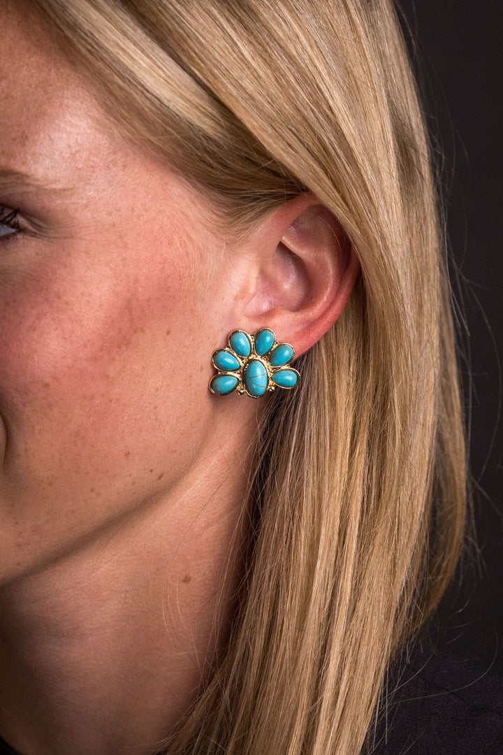 The Tristin Squash Blosom Earrings