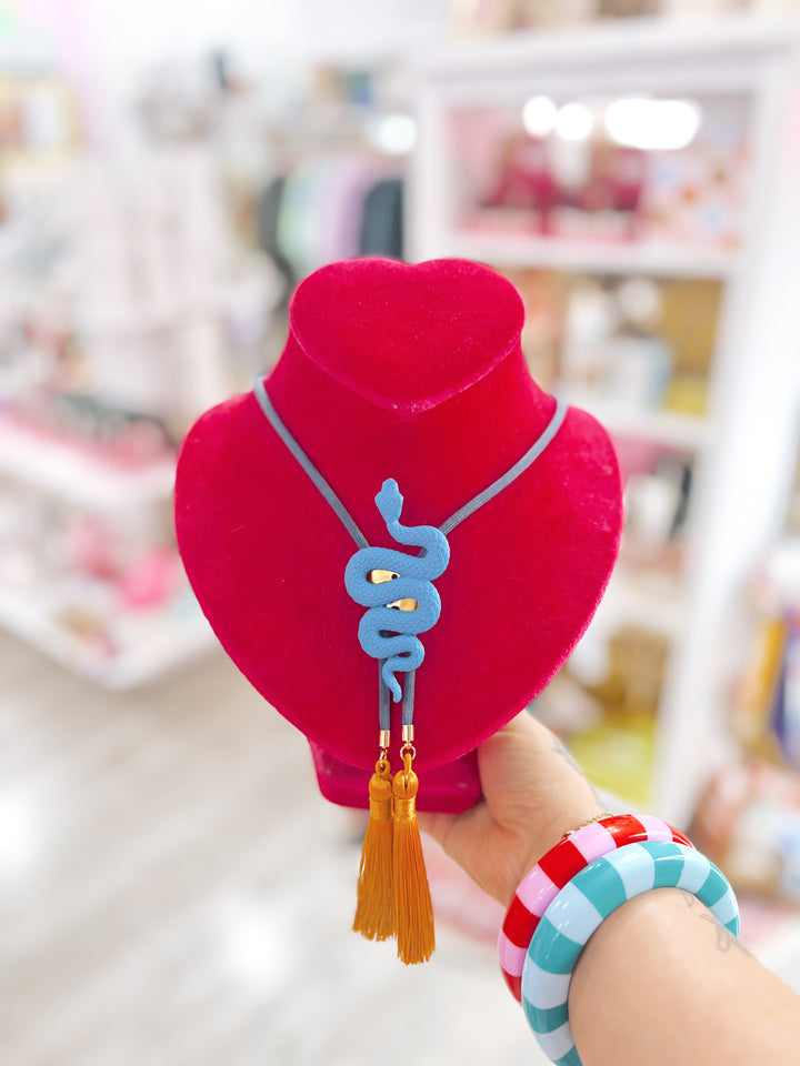 Strike Me Snake Tassel Bolo