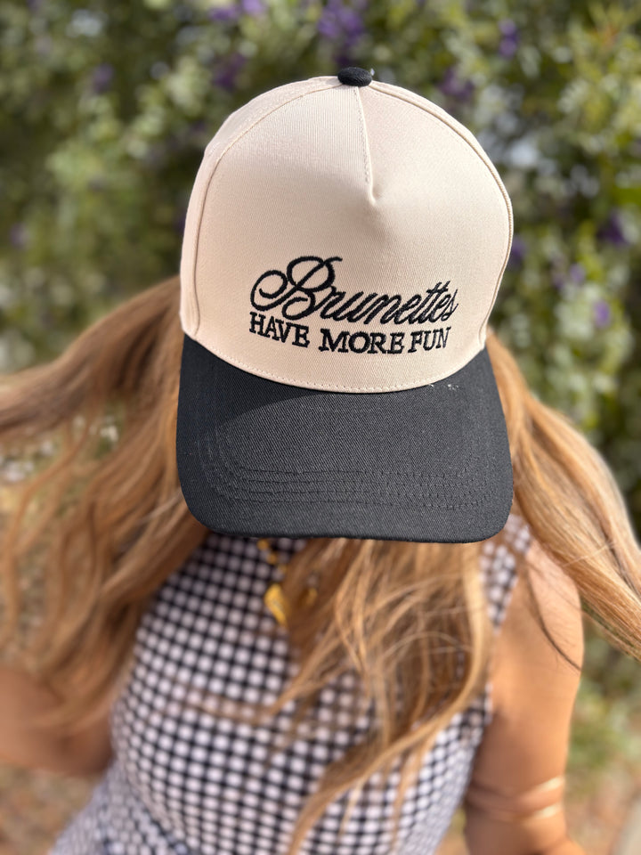 Brunettes Have More Fun Trucker Hat