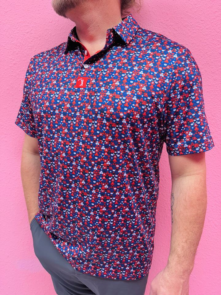 Whale Tail Freedom Cheeks Polo