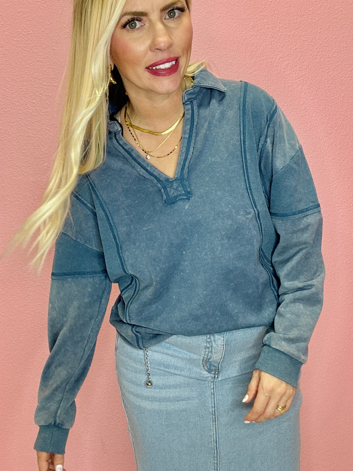 The Emory Mineral Washed Top