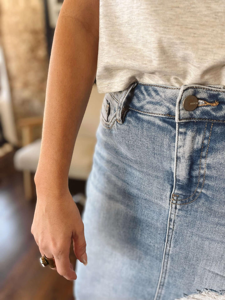The Trendsetter Denim Skirt