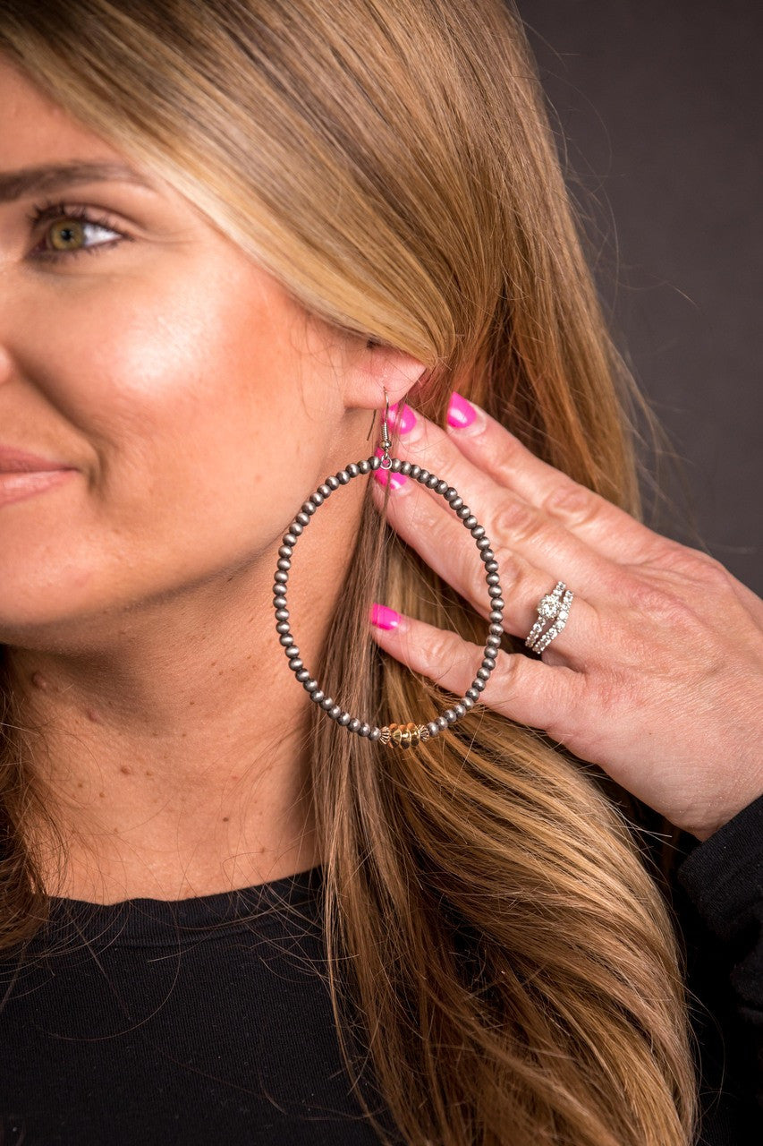 The Auburn Hoop Earrings