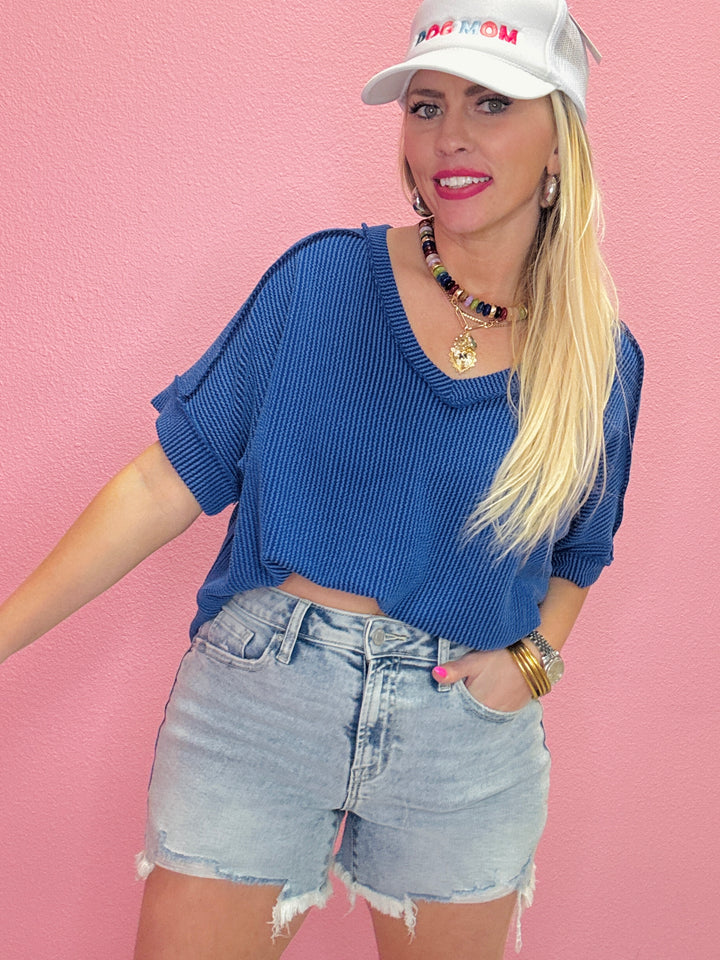 Roxie Rebel Distressed Shorts