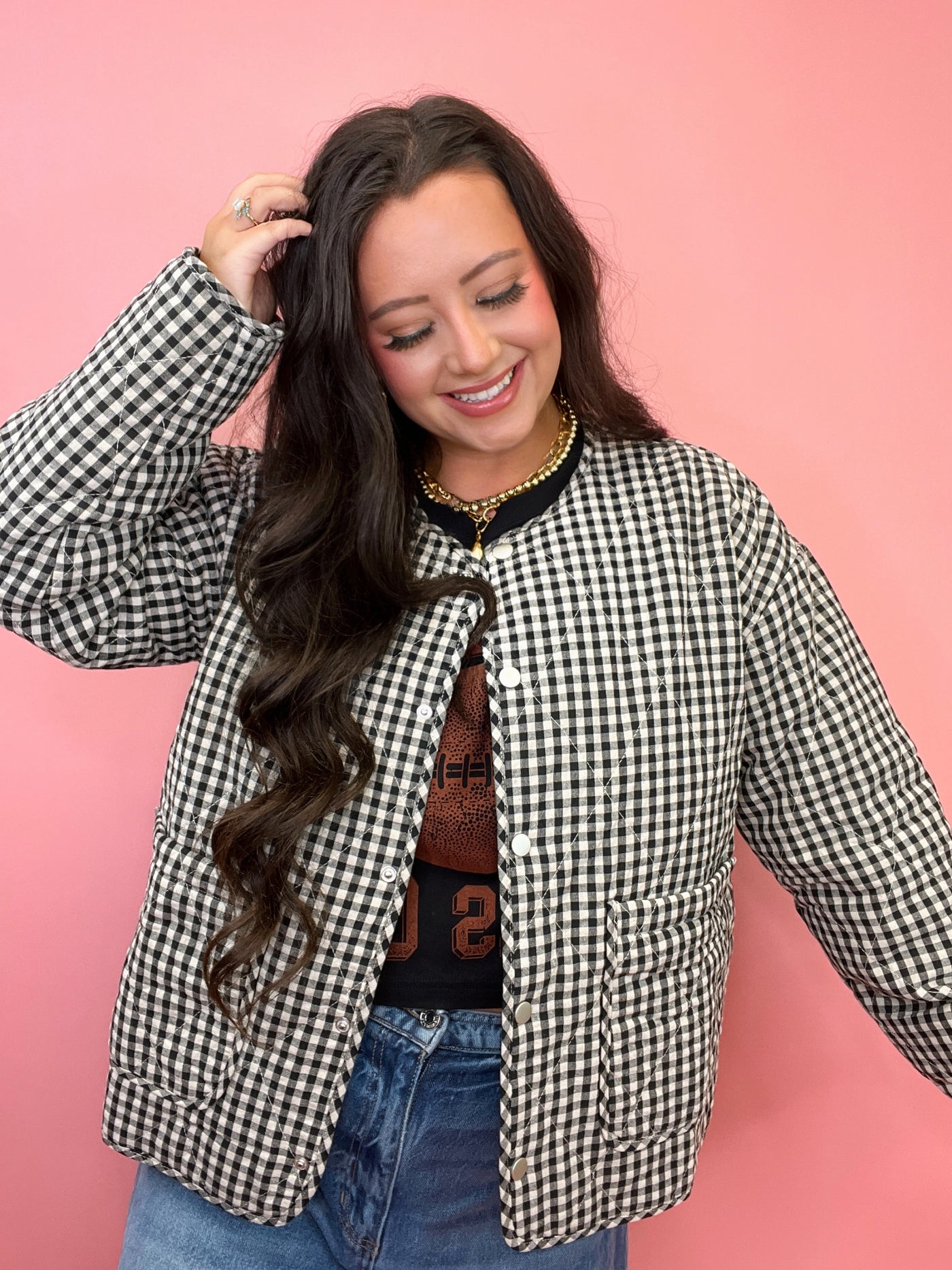The Gingham Grove Jacket