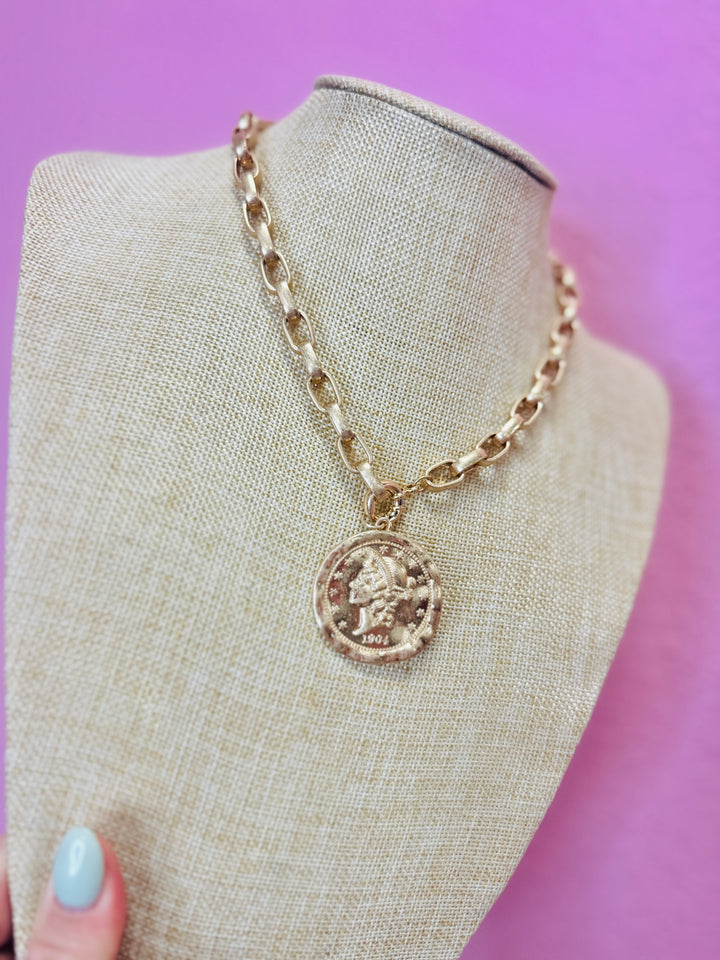 Timeless Morgan Coin Necklace