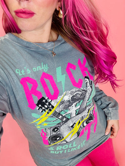 Rock N Roll Graphic Longsleeve Tee