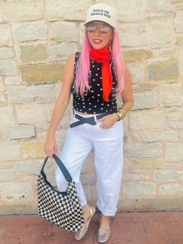 The Peyton Polka Dot Top