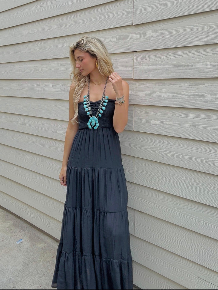 Sunset Stroll Smocked Maxi Dress