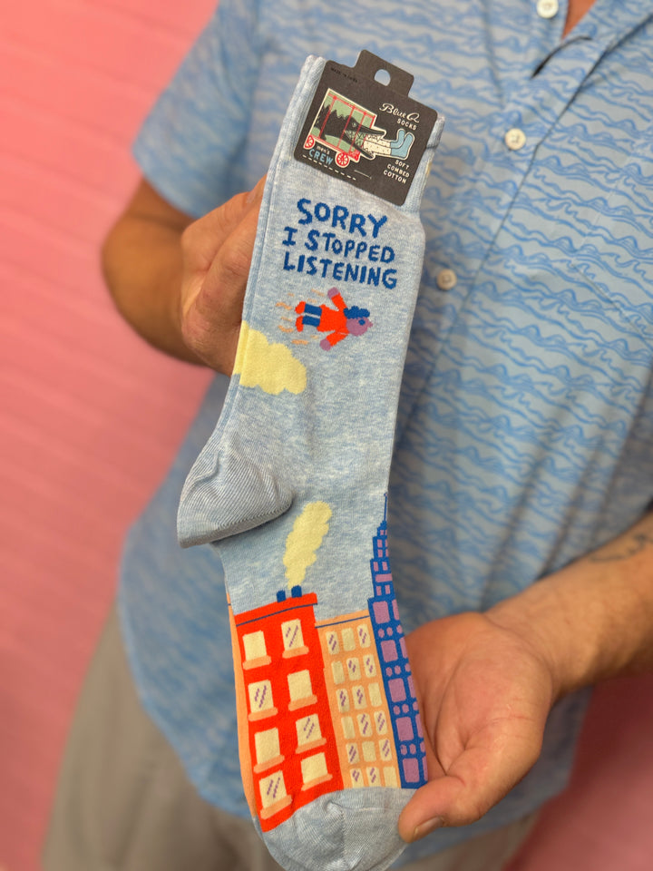 I Stopped Listening Men's Socks