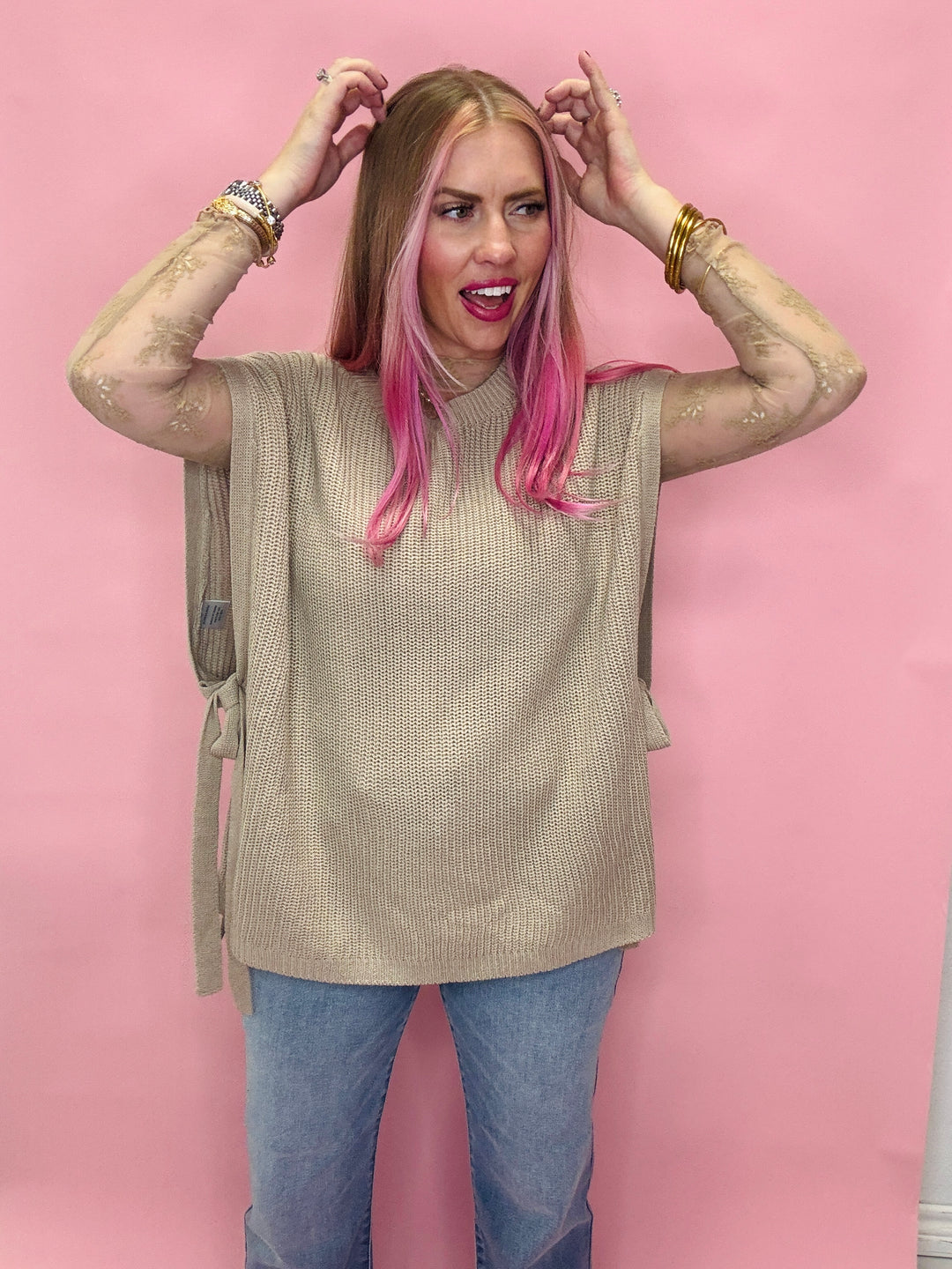 Floral Lace Long Sleeve Top