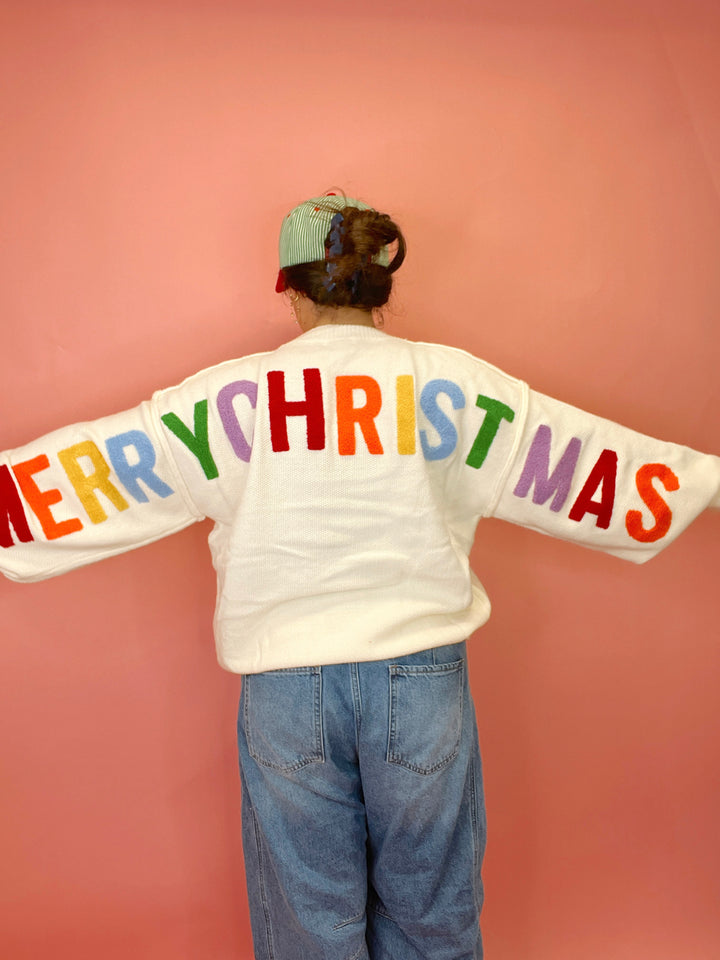 Merry Christmas Oversized Sweater