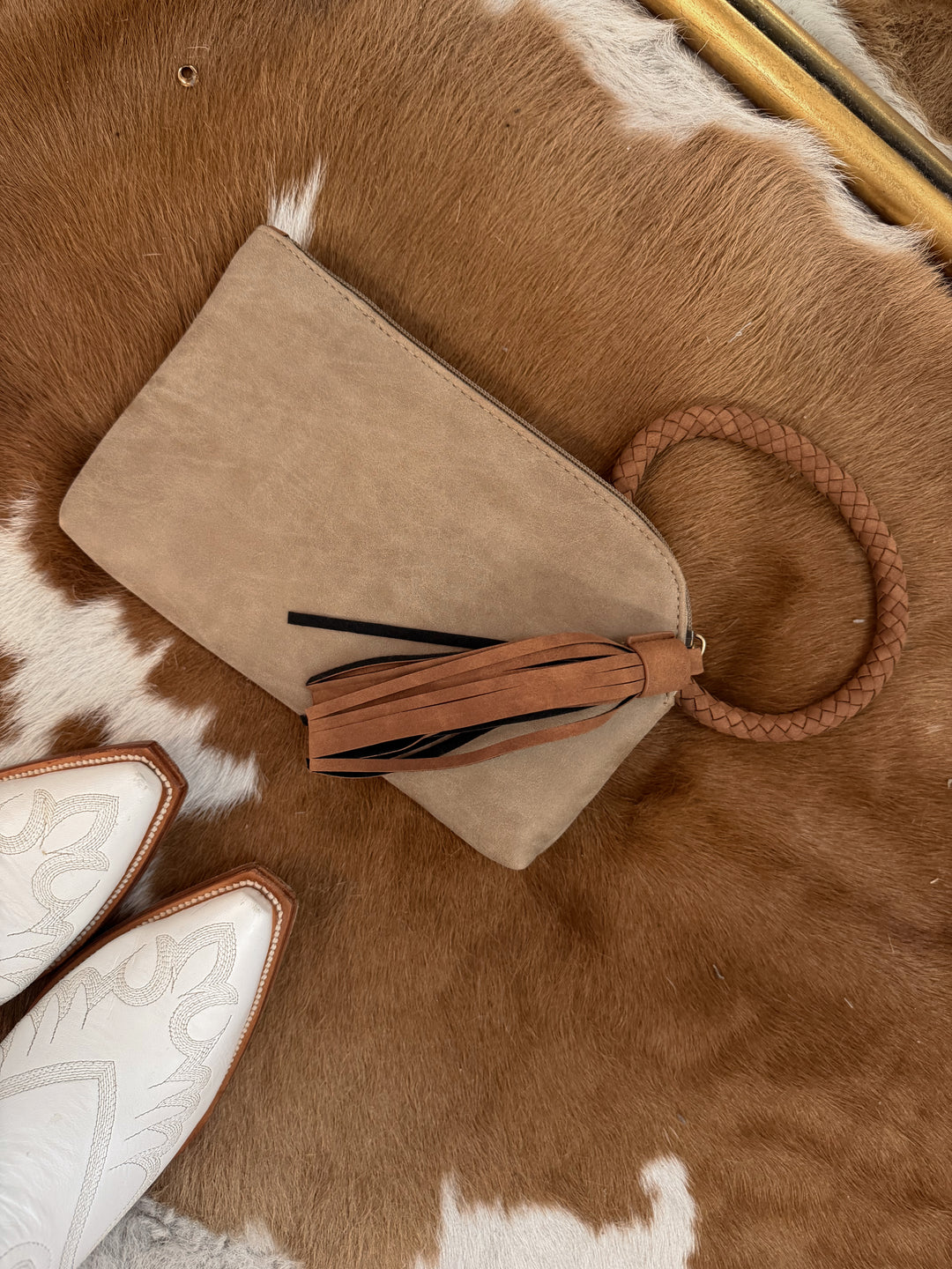 Brandi Tassel Clutch
