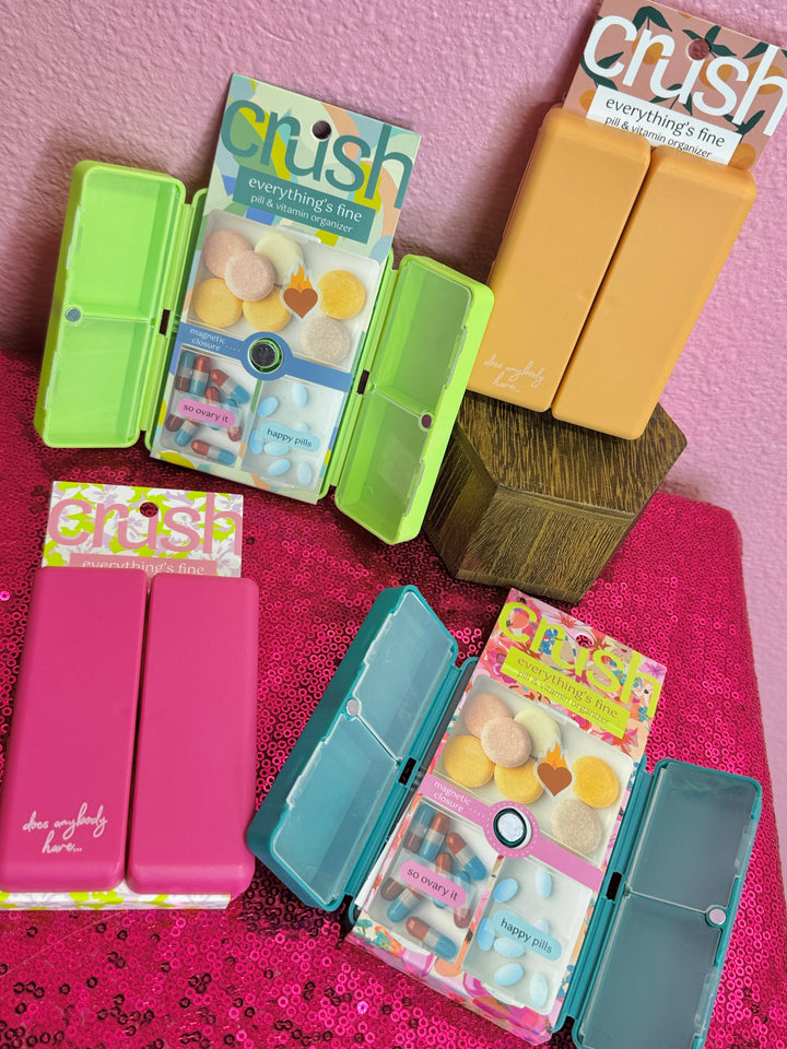 Everything's Fine Pill & Vitamin Case