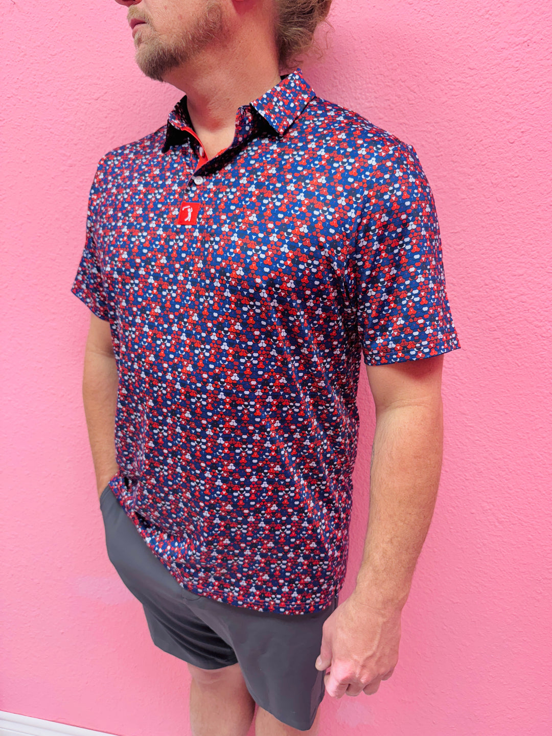 Whale Tail Freedom Cheeks Polo