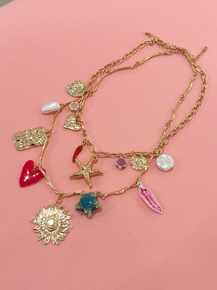 Island Paradise Charm Necklace