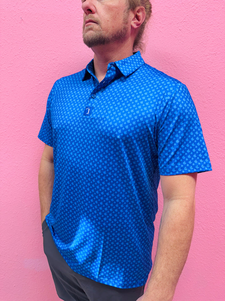 Birdie Finger Blue Jay Polo